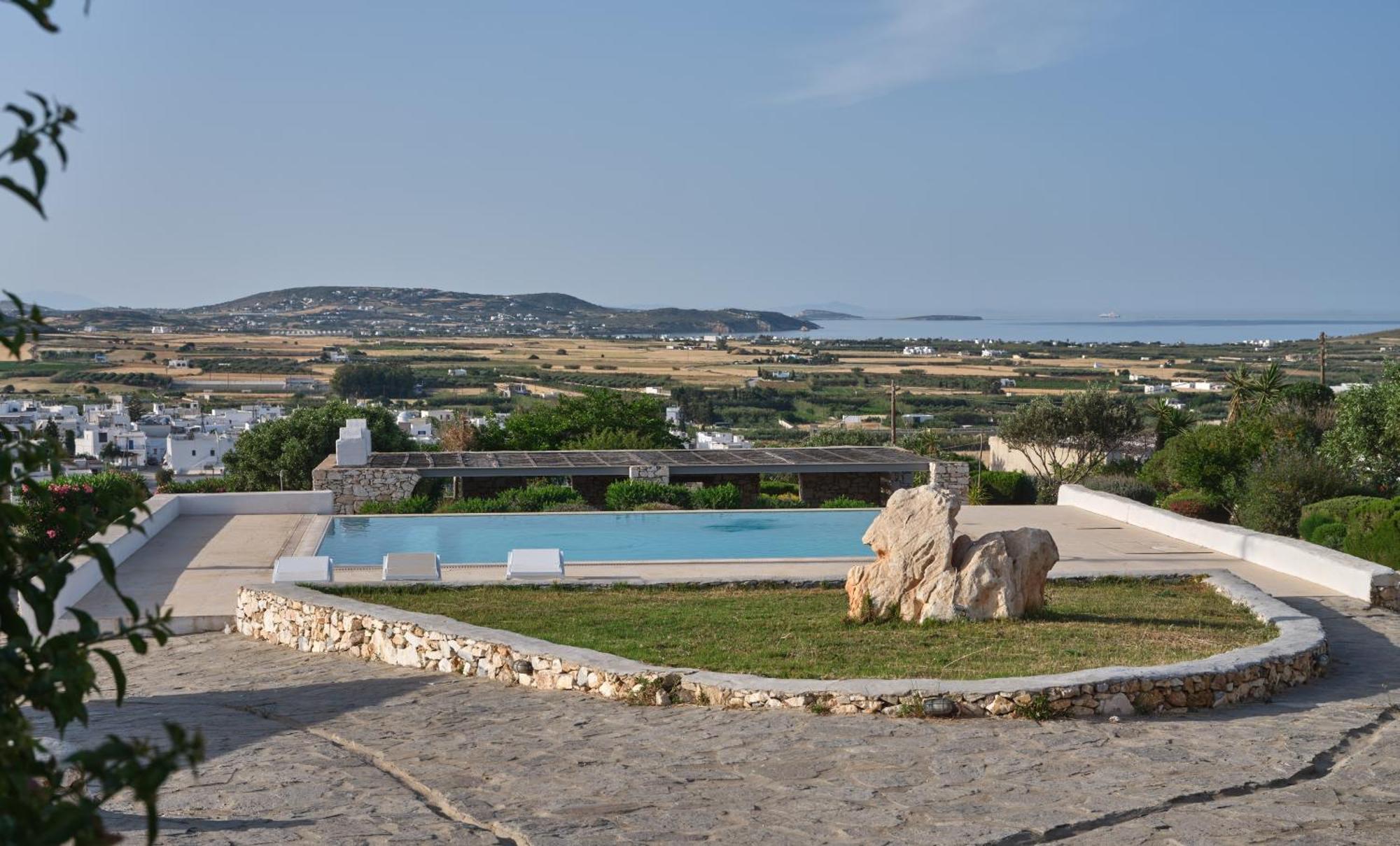 Amelie Villa With Pool And Amazing Sea Views, Paros Márpissa Exterior foto